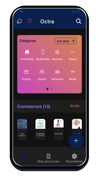 Run android online APK Octra pour les annonces - Comores from MyAndroid or emulate Octra pour les annonces - Comores using MyAndroid