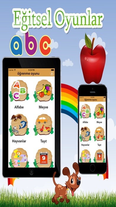 Emulate iPhone app Çocuklar için ö?renme oyunu (Türkçe) using MyAndroid Emulate iPhone app Çocuklar için ö?renme oyunu (Türkçe) using MyAndroid