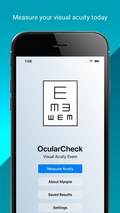 Emulate iPhone app OcularCheck: Acuity Exam using MyAndroid Emulate iPhone app OcularCheck: Acuity Exam using MyAndroid