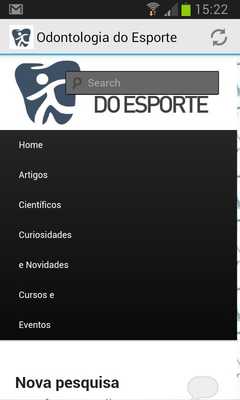 Emulate Android APK Odontologia do Esporte