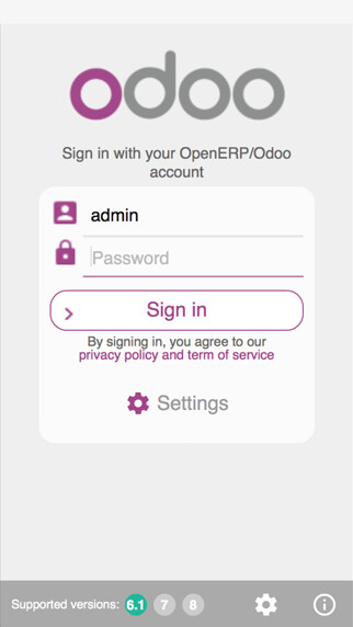 Emulate iPhone app Odoo M1 using MyAndroid Emulate iPhone app Odoo M1 using MyAndroid