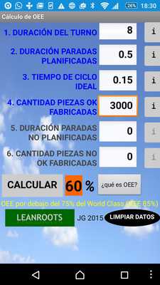 Emulate Android APK OEE Calculator Leanroots Emulate Android APK OEE Calculator Leanroots