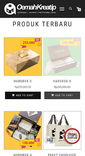 Run android online APK Oemah Kreatip : Souvenir Promosi Kantor from MyAndroid or emulate Oemah Kreatip : Souvenir Promosi Kantor using MyAndroid