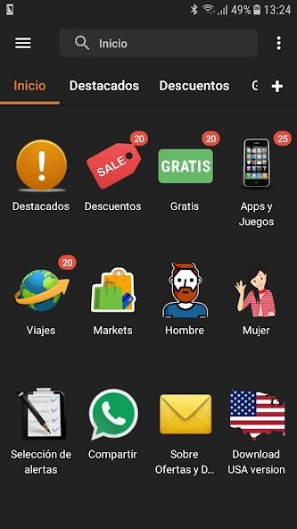 Run android online APK Ofertas! descuentos y compras from MyAndroid or emulate Ofertas! descuentos y compras using MyAndroid