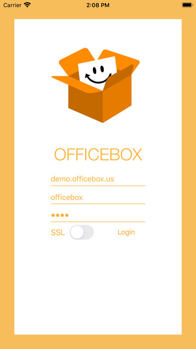 Emulate iPhone app OfficeBox using MyAndroid
