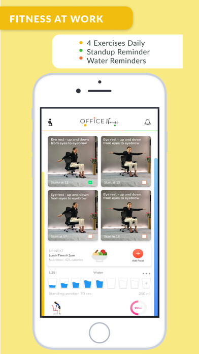 Emulate iPhone app Office Hours - Fitness at Work using MyAndroid Emulate iPhone app Office Hours - Fitness at Work using MyAndroid