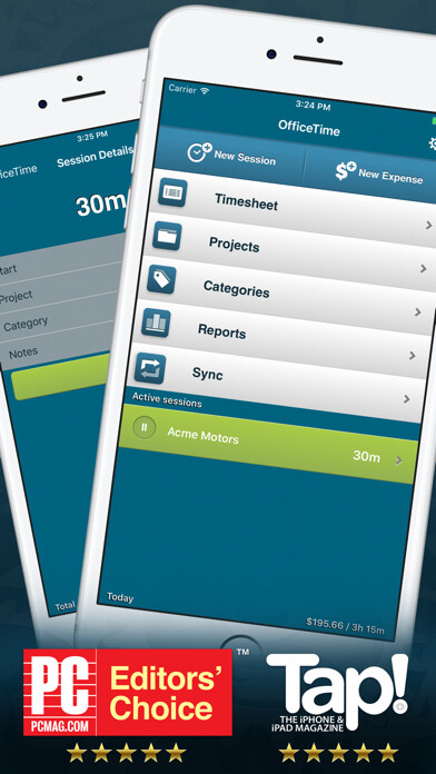 Emulate iPhone app OfficeTime Work & Time Tracker using MyAndroid Emulate iPhone app OfficeTime Work & Time Tracker using MyAndroid