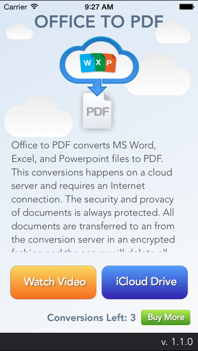 Emulate iPhone app Office To PDF using MyAndroid Emulate iPhone app Office To PDF using MyAndroid
