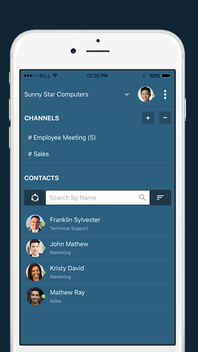 Emulate iPhone app Officetree Messenger using MyAndroid Emulate iPhone app Officetree Messenger using MyAndroid