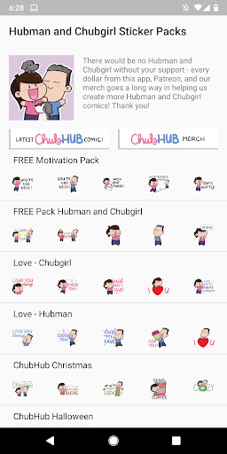 Run android online APK Official Hubman and Chubgirl Stickers for Whatsapp from MyAndroid or emulate Official Hubman and Chubgirl Stickers for Whatsapp using MyAndroid