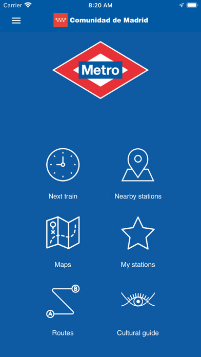 Emulate iPhone app Official Metro de Madrid using MyAndroid Emulate iPhone app Official Metro de Madrid using MyAndroid