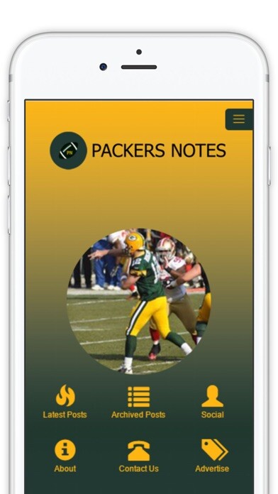 Emulate iPhone app Official Mobile App of PackersNotes.com using MyAndroid Emulate iPhone app Official Mobile App of PackersNotes.com using MyAndroid
