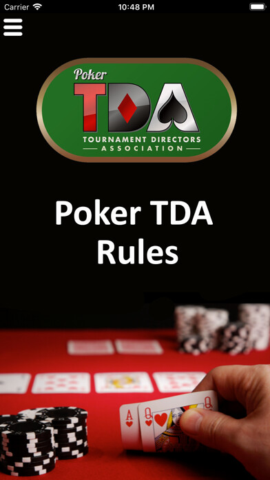 Emulate iPhone app Official Poker TDA Rules using MyAndroid Emulate iPhone app Official Poker TDA Rules using MyAndroid