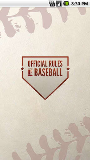 Emulate Android APK Official Rules of Baseball