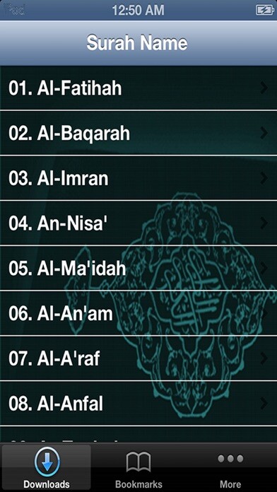 Emulate iPhone app Offline Arabic Quran - Emulate iPhone app Offline Arabic Quran -
