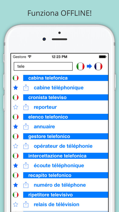 Run android online APK Offline French-Italian dictionary. from MyAndroid or emulate Offline French-Italian dictionary. using MyAndroid