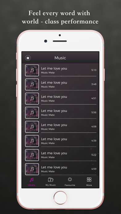 Emulate iPhone app Offline Music Player-MusicMate using MyAndroid Emulate iPhone app Offline Music Player-MusicMate using MyAndroid