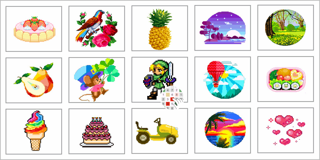 Run android online APK Offline Pixel Art Coloring from MyAndroid or emulate Offline Pixel Art Coloring using MyAndroid
