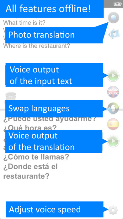Emulate iPhone app Offline Translator Spanish Pro using MyAndroid Emulate iPhone app Offline Translator Spanish Pro using MyAndroid