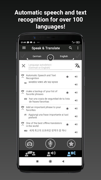 Run android online APK Offline translator Speak and Translate PRO from MyAndroid or emulate Offline translator Speak and Translate PRO using MyAndroid