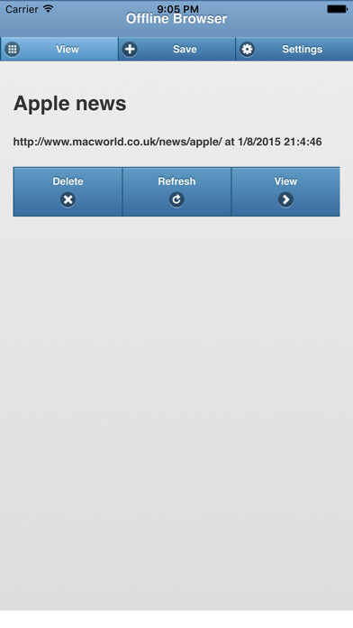 Emulate iPhone app Offline Web Browser using MyAndroid Emulate iPhone app Offline Web Browser using MyAndroid