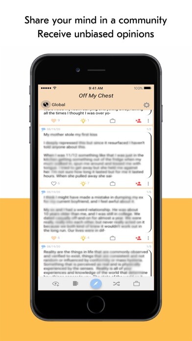 Emulate iPhone app Off My Chest using MyAndroid Emulate iPhone app Off My Chest using MyAndroid