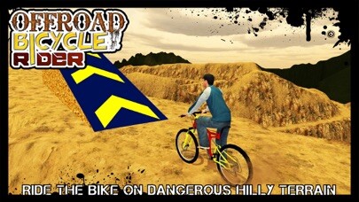 Emulate iPhone app Offroad Bicycle Rider & uphill cycle simulator 3D using MyAndroid