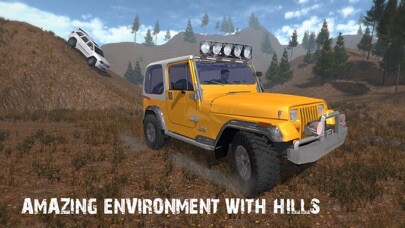 Emulate iPhone app Off Road Jeep Hill Driving 4x4 using MyAndroid