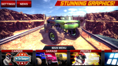 Emulate iPhone app Offroad Legends Warmup using MyAndroid