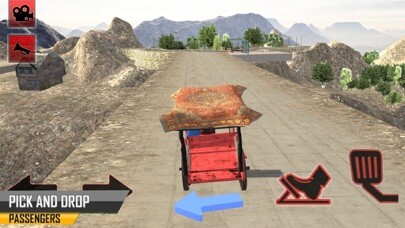 Emulate iPhone app Offroad Modern Rikshaw Sim using MyAndroid