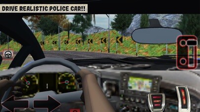 Emulate iPhone app Offroad Police Car Driving using MyAndroid