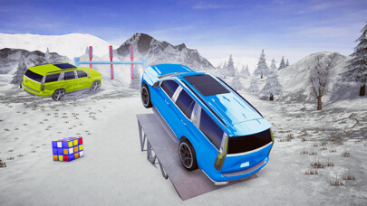 Emulate iPhone app Offroad Snow Escalade Driving using MyAndroid