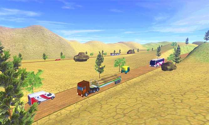 Emulate Android APK OffRoad Trailer Truck Driving