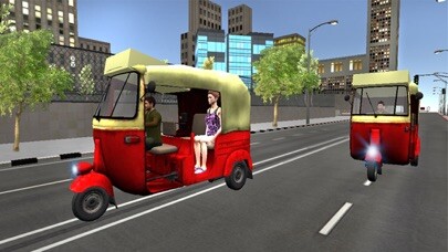 Emulate iPhone app Offroad Tuk Tuk Rickshaw Driver Simulator 3D using MyAndroid