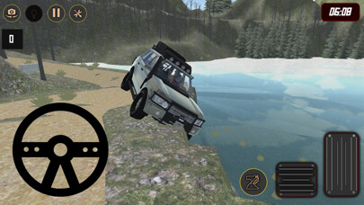 Emulate iPhone app Offroad Vehicles: Cliff Roads using MyAndroid