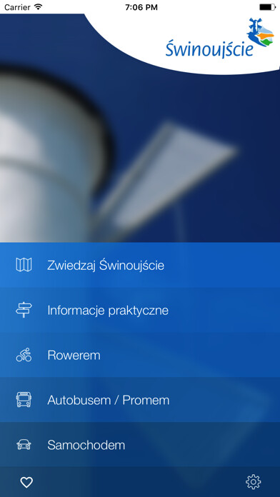 Emulate iPhone app Oficjalna aplikacja miasta Świnoujście using MyAndroid
