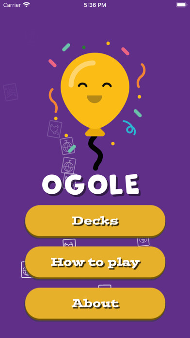 Emulate iPhone app OGole - Party game using MyAndroid Emulate iPhone app OGole - Party game using MyAndroid