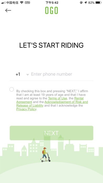 Emulate iPhone app Ogo Scooters using MyAndroid