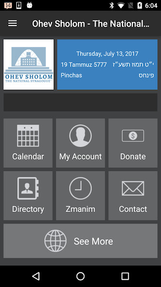 Run android online APK Ohev Sholom - The National Synagogue from MyAndroid or emulate Ohev Sholom - The National Synagogue using MyAndroid