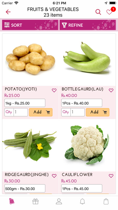 Emulate iPhone app OHHO EXPRESS-Grocery Essential using MyAndroid