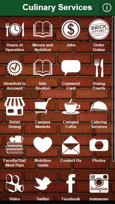 Emulate iPhone app OHIO Culinary Services using MyAndroid Emulate iPhone app OHIO Culinary Services using MyAndroid