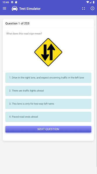 Run android online APK Ohio DMV Test from MyAndroid or emulate Ohio DMV Test using MyAndroid