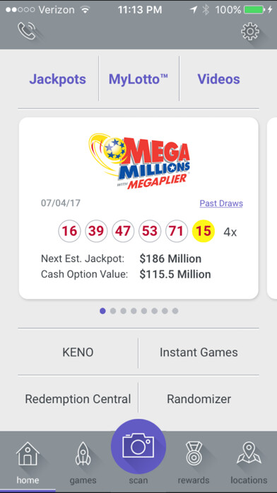 Emulate iPhone app Ohio Lottery using MyAndroid Emulate iPhone app Ohio Lottery using MyAndroid