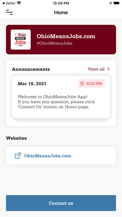 Emulate iPhone app OhioMeansJobs - Look for jobs using MyAndroid Emulate iPhone app OhioMeansJobs - Look for jobs using MyAndroid