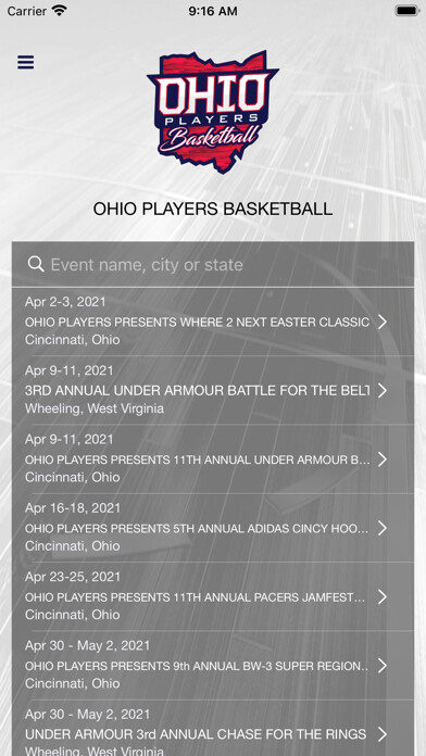 Emulate iPhone app Ohio Players Basketball using MyAndroid Emulate iPhone app Ohio Players Basketball using MyAndroid