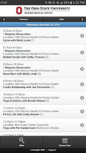 Run android online APK Ohio State Health & Fitness GX from MyAndroid or emulate Ohio State Health & Fitness GX using MyAndroid