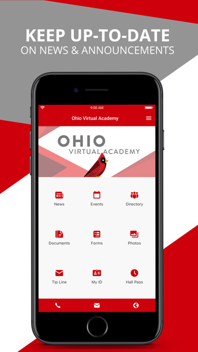 Emulate iPhone app Ohio Virtual Academy OHVA using MyAndroid