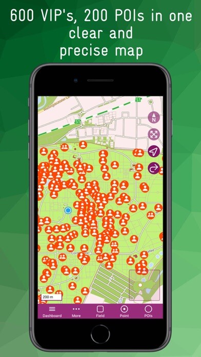 Emulate iPhone app Ohlsdorf Cemetery using MyAndroid