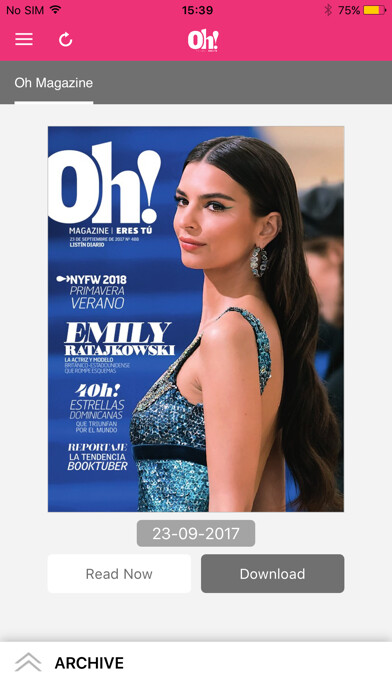 Emulate iPhone app Oh Magazine using MyAndroid Emulate iPhone app Oh Magazine using MyAndroid