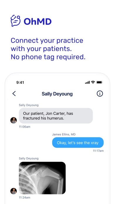 Emulate iPhone app OhMD HIPAA Compliant Texting using MyAndroid Emulate iPhone app OhMD HIPAA Compliant Texting using MyAndroid